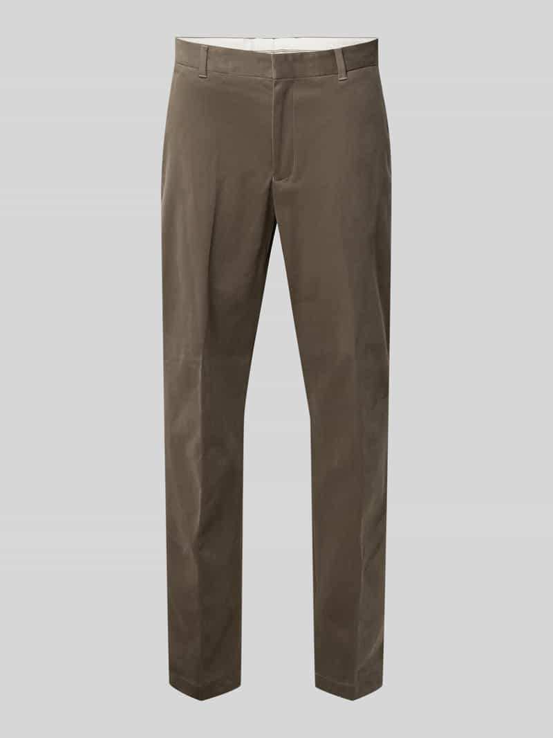 Boss Tapered broek van mini-corduroy model 'PERIN'