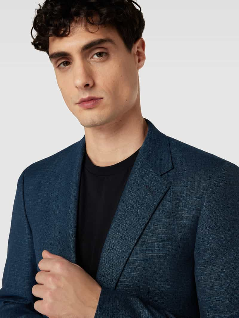 Strellson Slim fit 2-knoops colbert met viscose model 'Alzer'