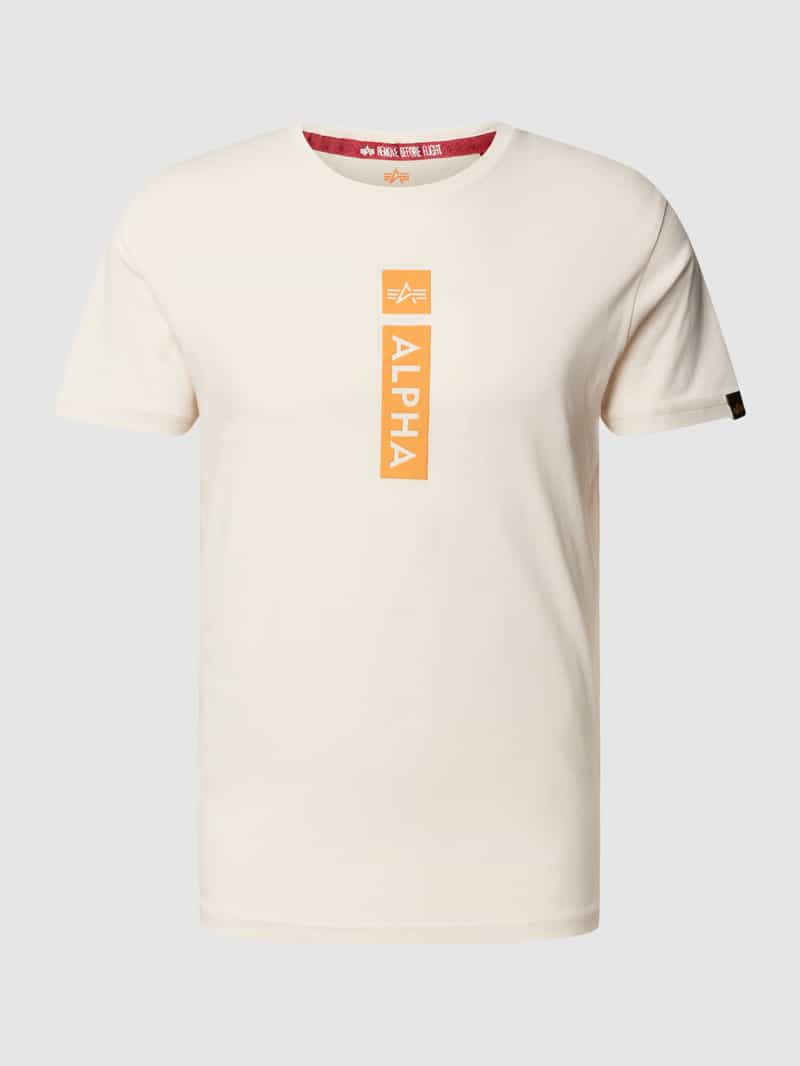 alpha industries T-shirt met labelprint