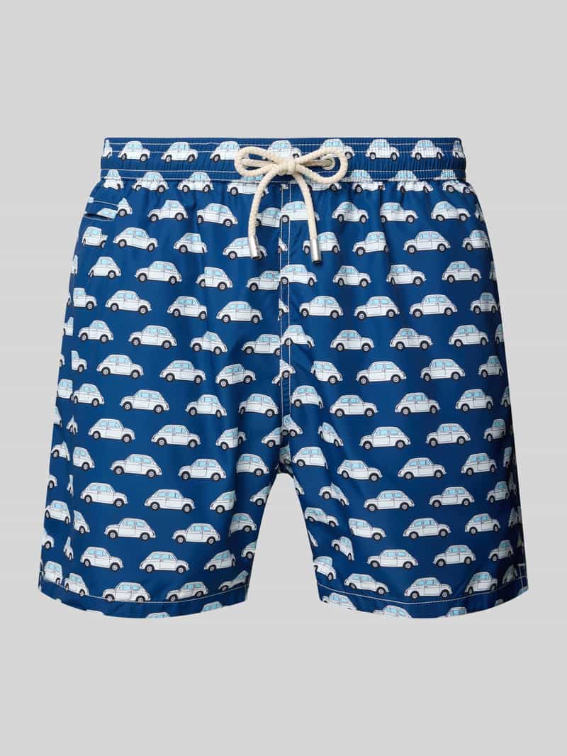 MC2 Saint Barth Relaxed fit zwembroek met paspelzak