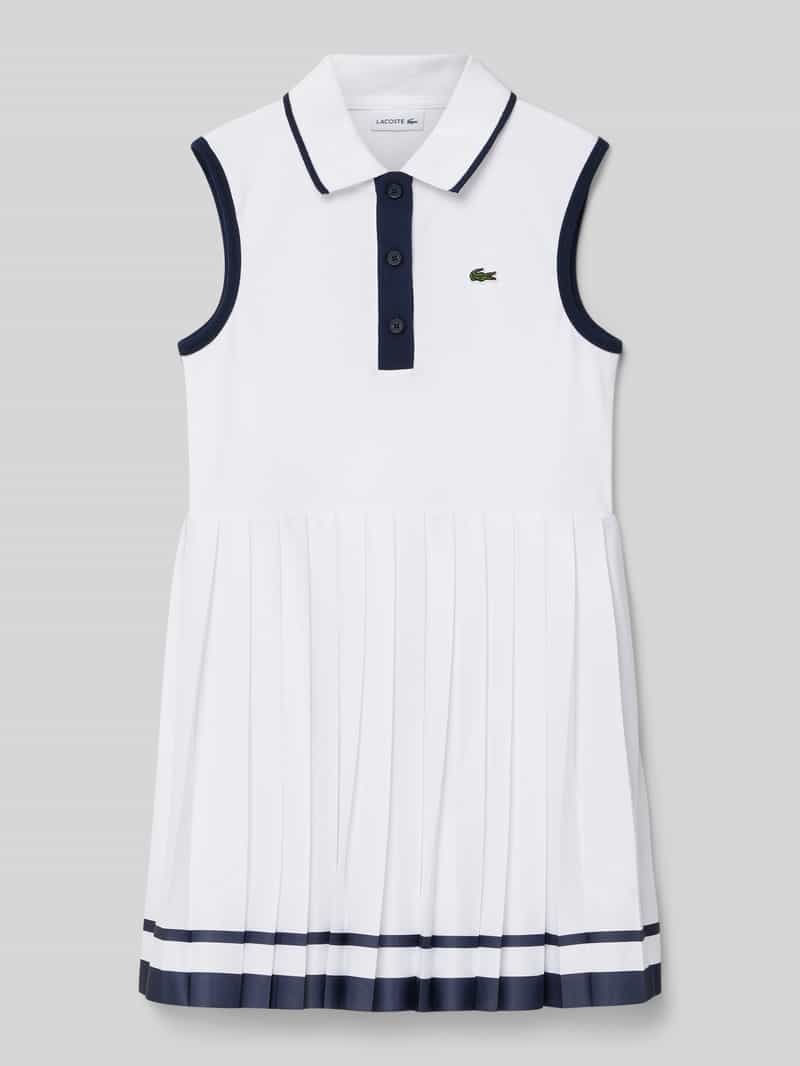 Lacoste Jurk met platte plooien