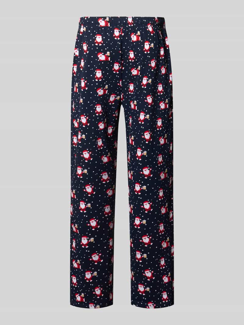 Christian Berg Men Regular fit pyjamabroek in all-over look