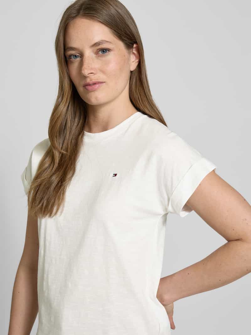 Tommy Hilfiger Regular fit T-shirt van puur katoen