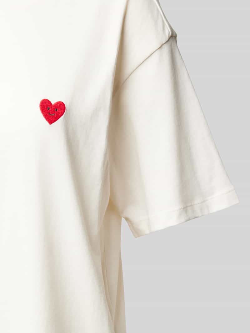 Jake*s Casual Pyjamabovendeel met logostitching