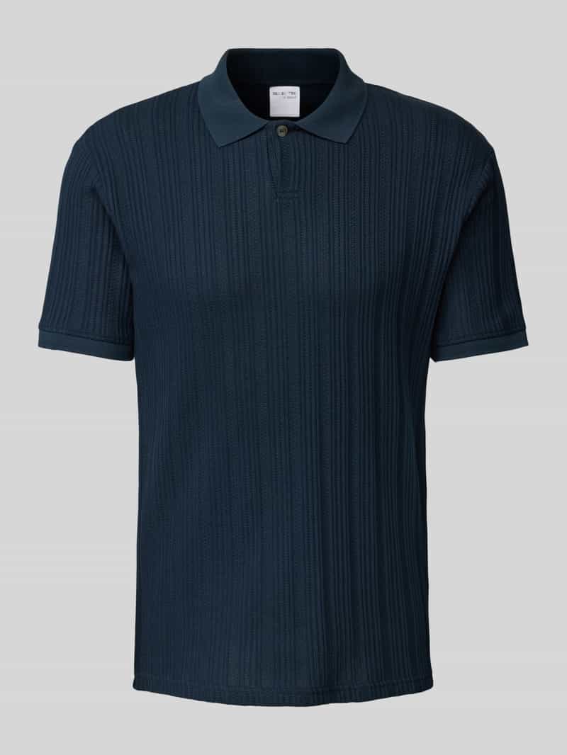 Selected Homme Poloshirt met korte knoopsluiting model 'JADEN'