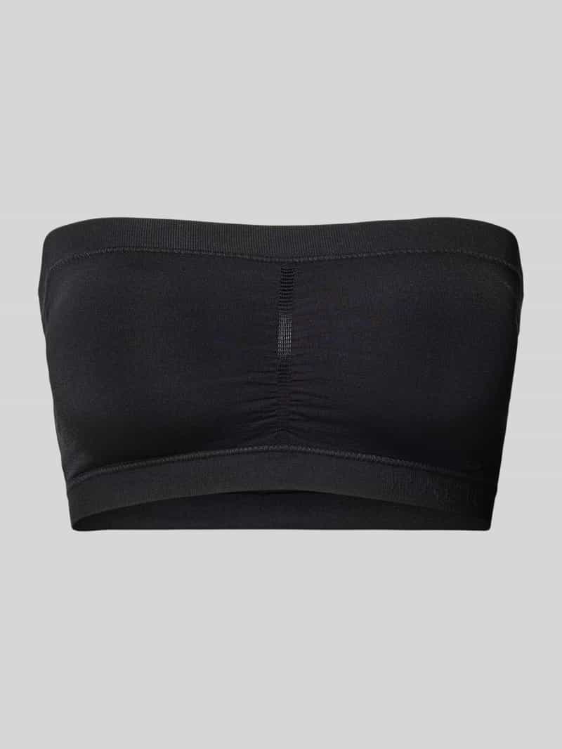 Bandeautop met effen design