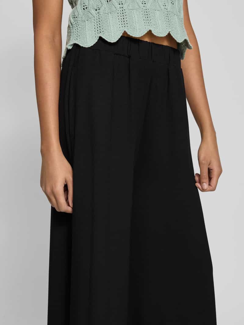Marc O'Polo DENIM Wide leg stoffen broek met verkort model