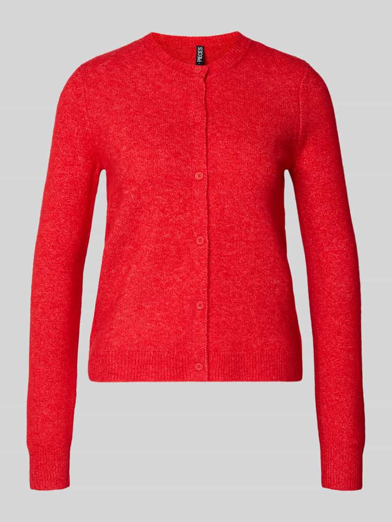 Pieces Regular fit gebreid jack met wol model 'MALOU'