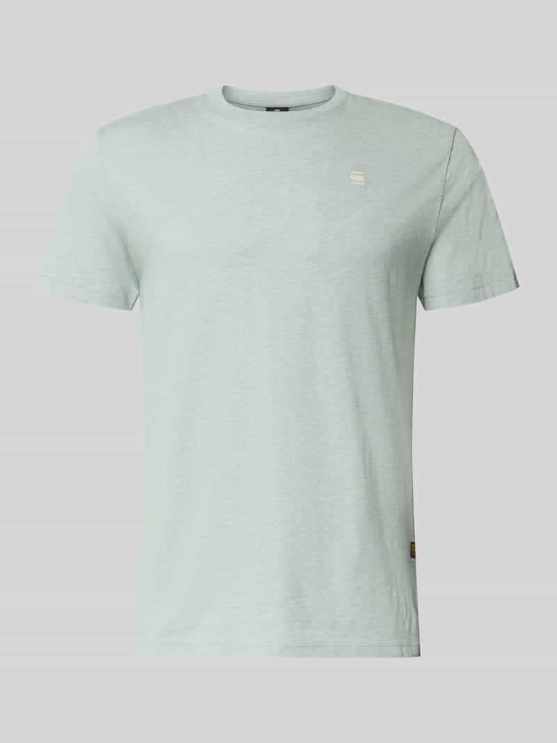 Regular fit t-shirt van puur katoen