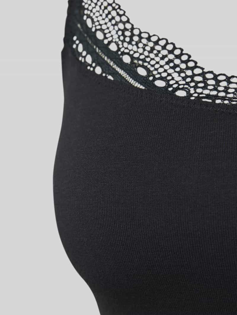SKINY Slim fit top met bandjes en kant