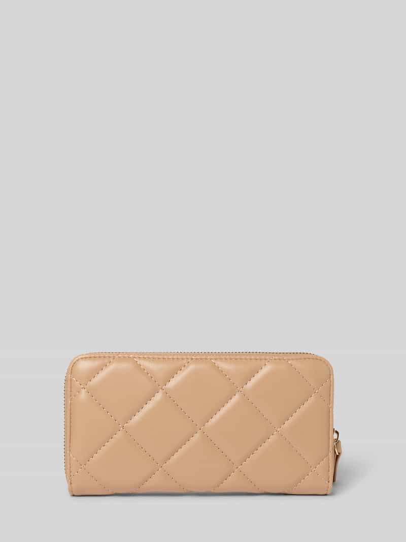 Valentino Portemonnee met Labeldetail Model 'OCARINA' beige, foto 2