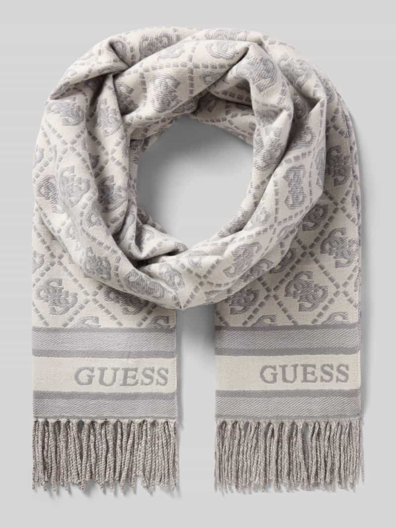 Sjaal Guess 65 X 190 Cm Jacquard Scarf