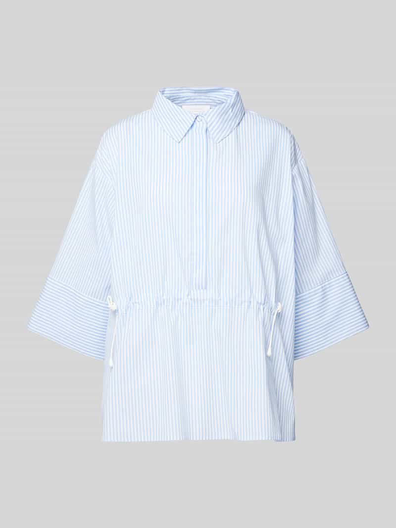 Regular fit blouse met tunnelkoord