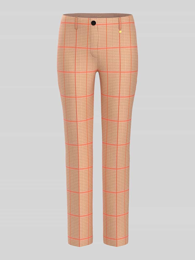 Marc Cain Smalle broek met kettingdetail