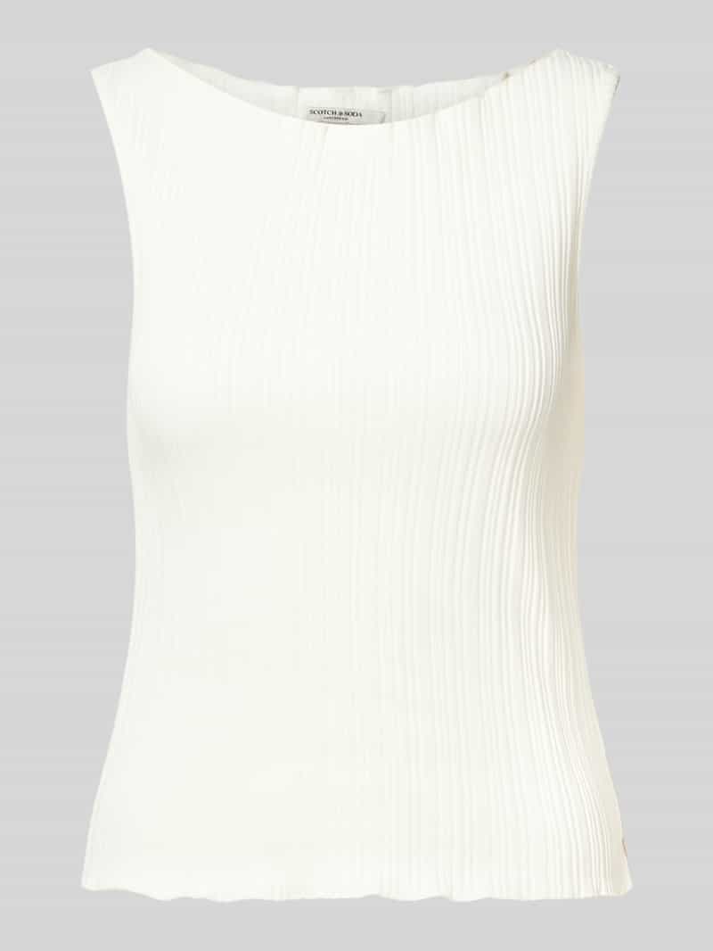 Scotch & Soda Top met structuurmotief