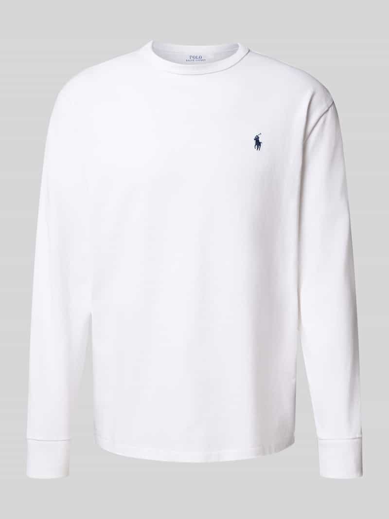 Polo Ralph Lauren Classic fit shirt met lange mouwen en labelstitching