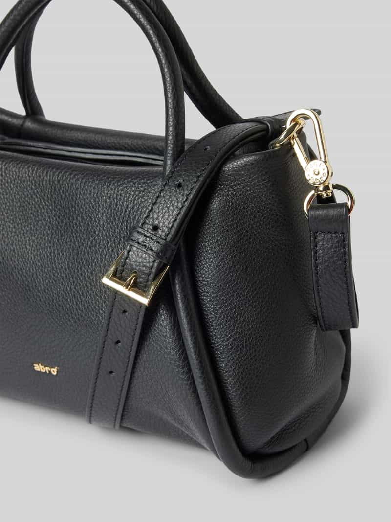 abro Leren handtas met labelapplicatie model 'WILLOW'