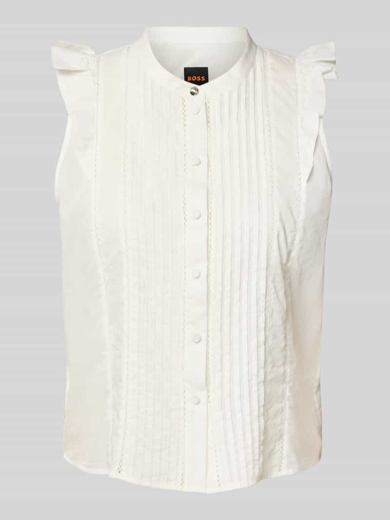 Boss Orange Blouse met ronde hals model 'Bantiana'