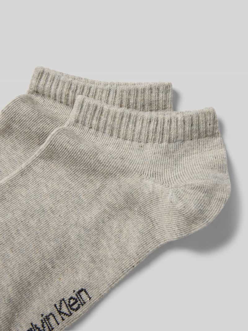 Calvin Klein Jeans Sokken met labelprint in een set van 2 paar