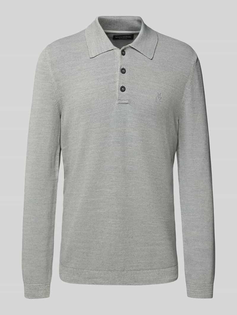 Marc O'Polo Regular fit gebreid shirt van puur katoen