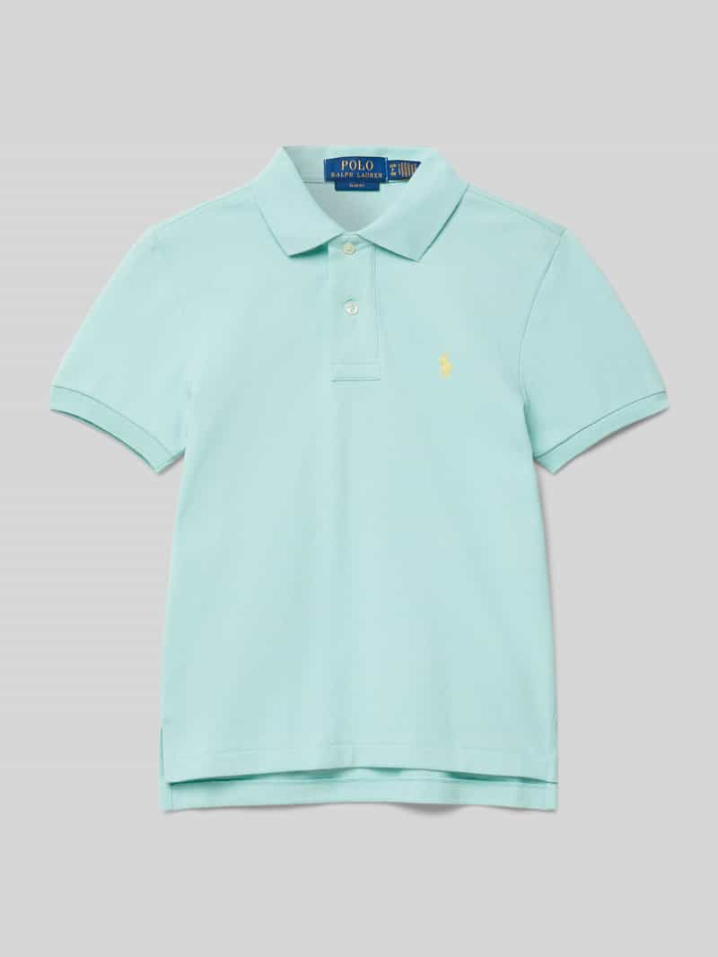 RALPH LAUREN TEENS Slim fit poloshirt met logostitching