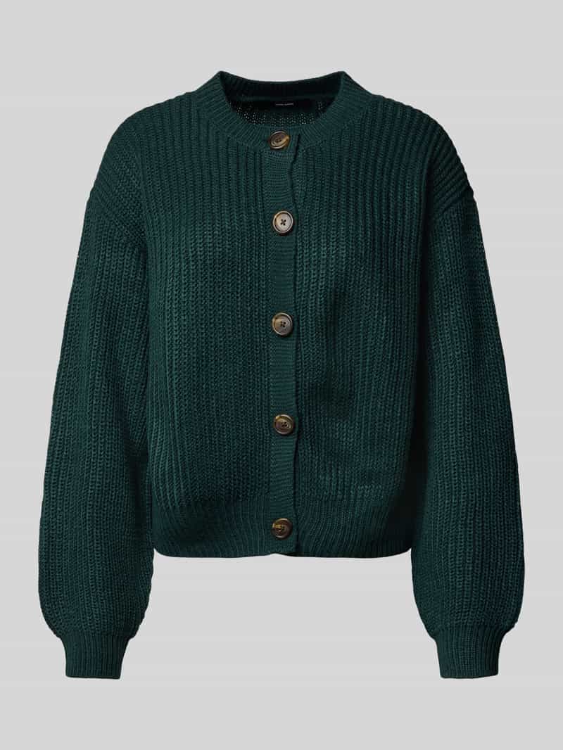 Vero Moda Relaxed fit gebreid jack met enkele knoopsluiting model 'LEA'