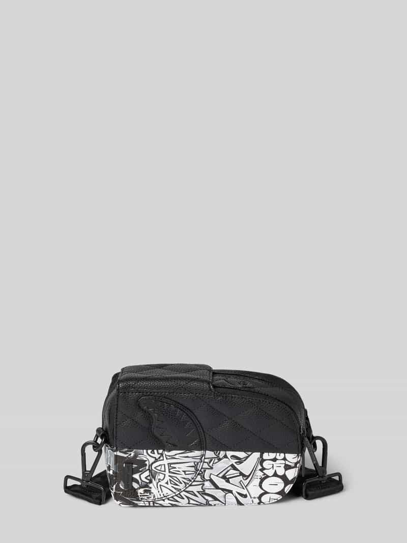 Sprayground Schoudertas met structuurmotief model 'HALF GRAFF'