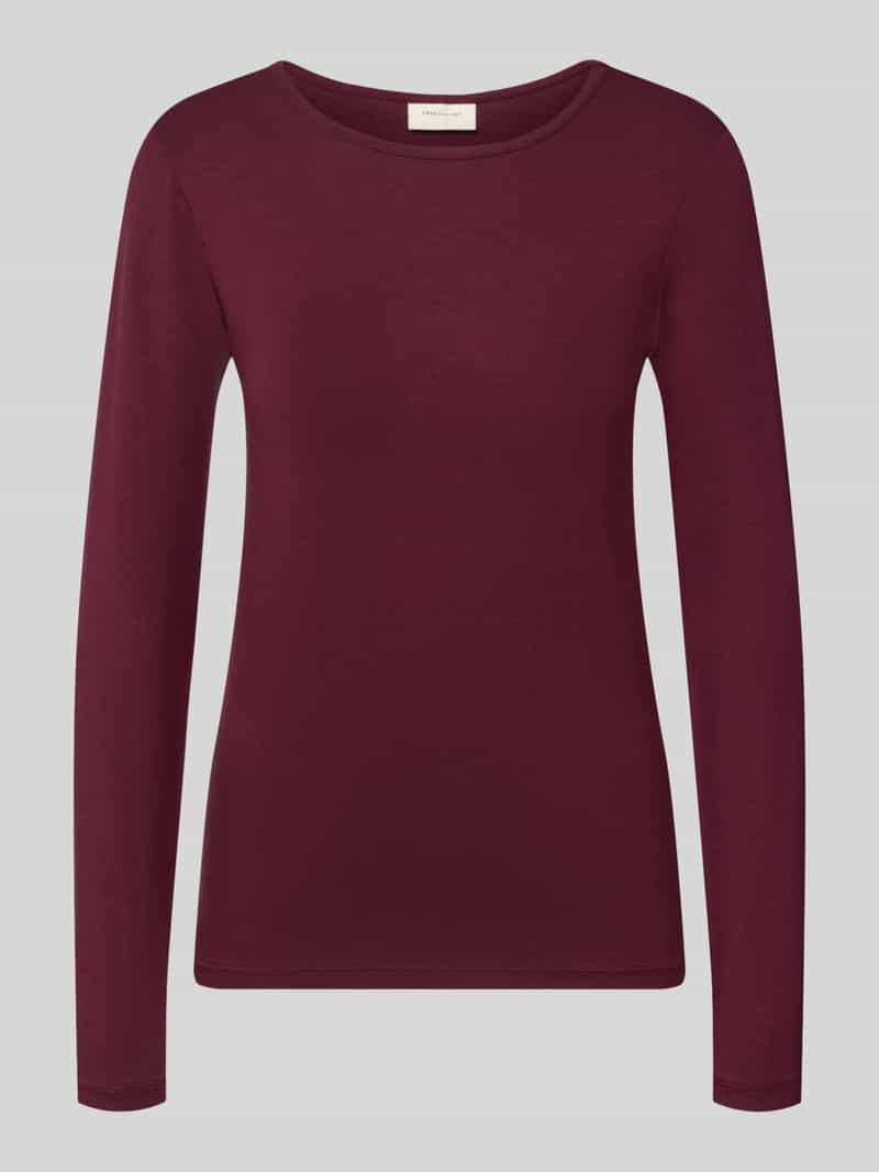 FREE QUENT Shirt met lange mouwen van mix van viscose en elastaan model 'Liana'
