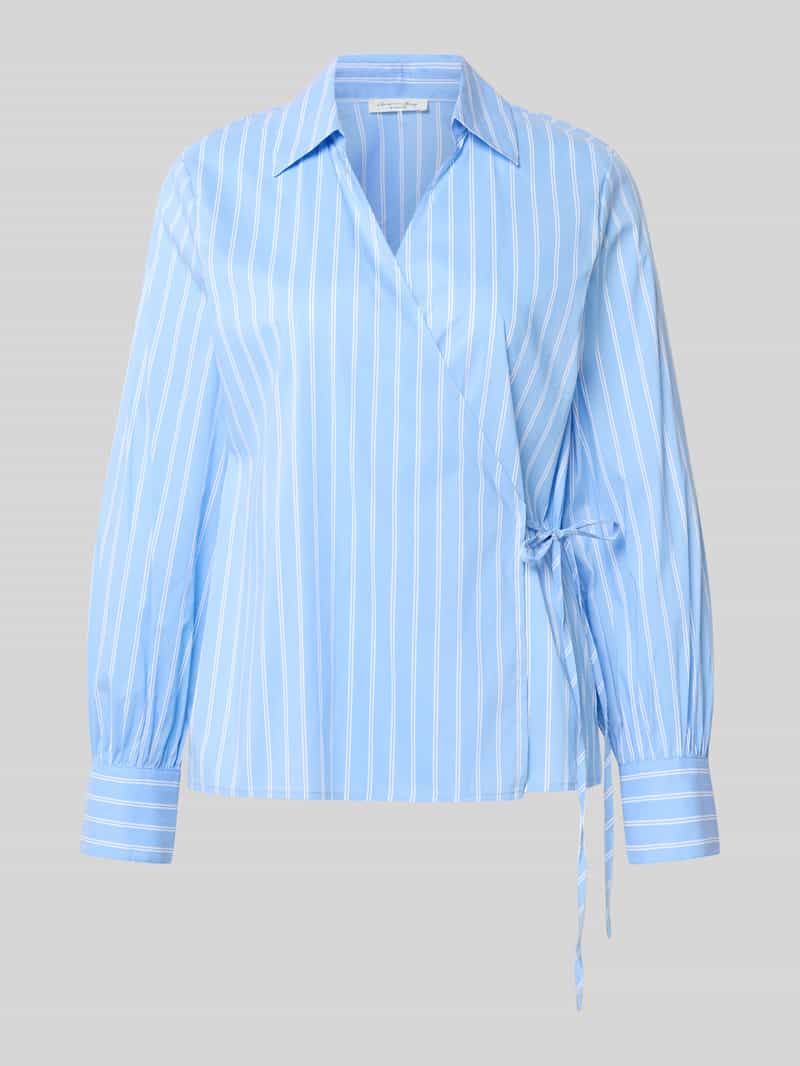 Christian Berg Woman Blouse in wikkellook met V-hals