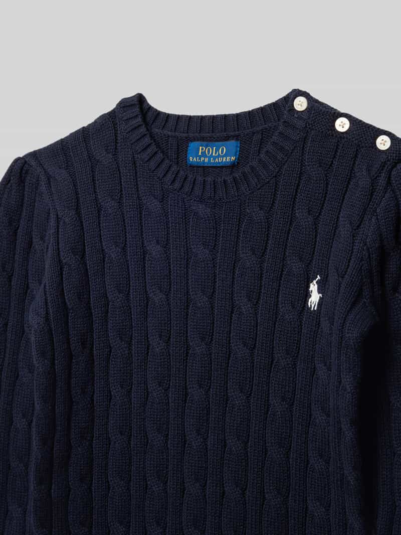 Polo Ralph Lauren Kids Gebreide pullover met labelstitching