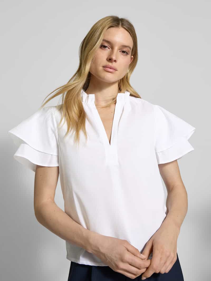 Rich & Royal Regular fit blouse met volants