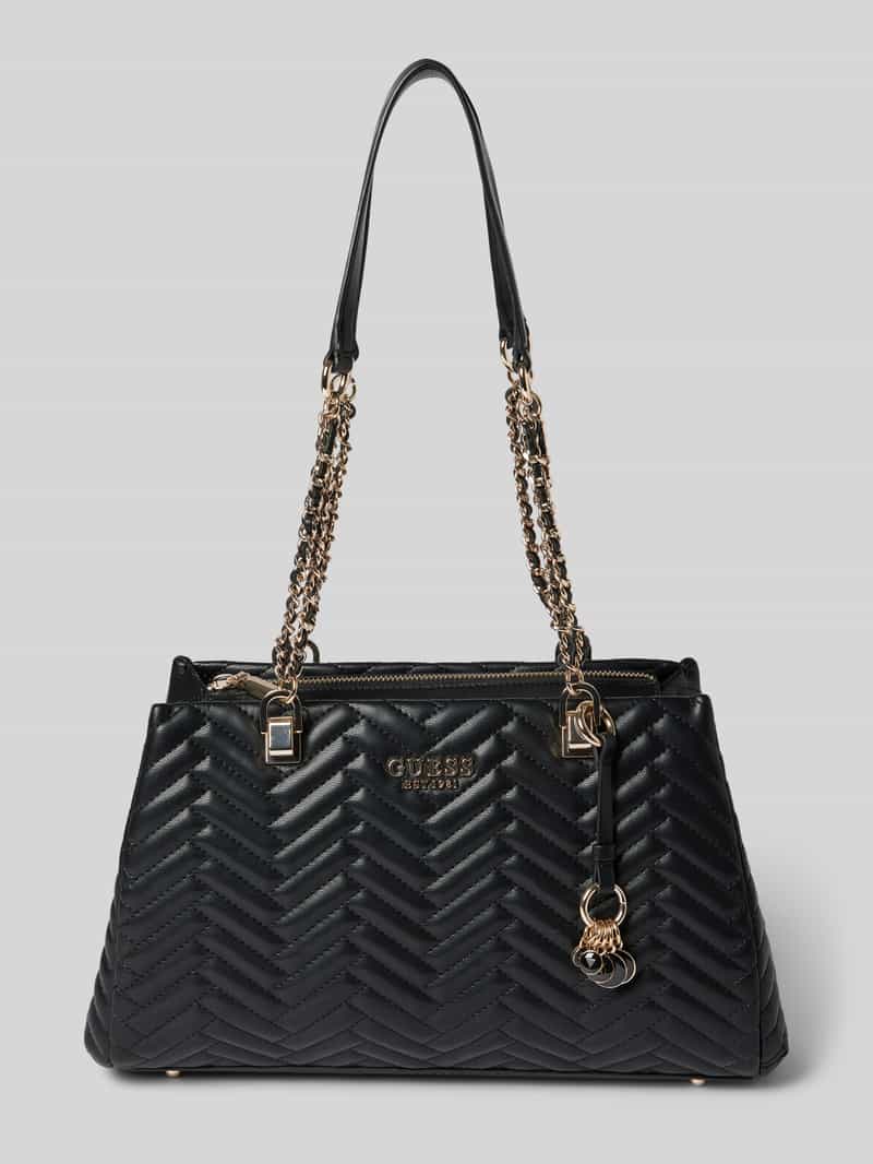 Guess Handtas met labelapplicatie model 'ANNING'