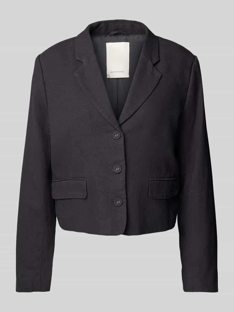 MSCH Copenhagen Linnen blazer met reverskraag model 'Pennie Giania'