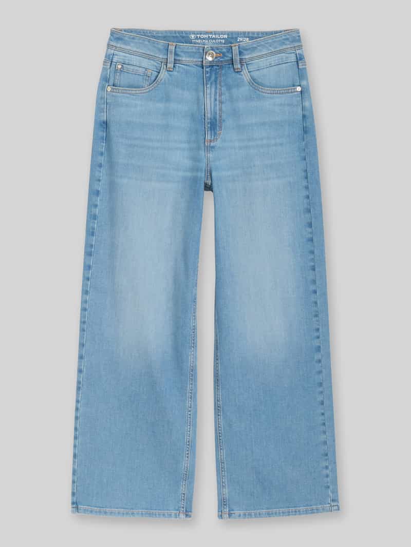 Tom Tailor Regular Fit Jeans Modell 'TTNELMA CULOTTE' in Hellblau, Größe 32/28 20157493228