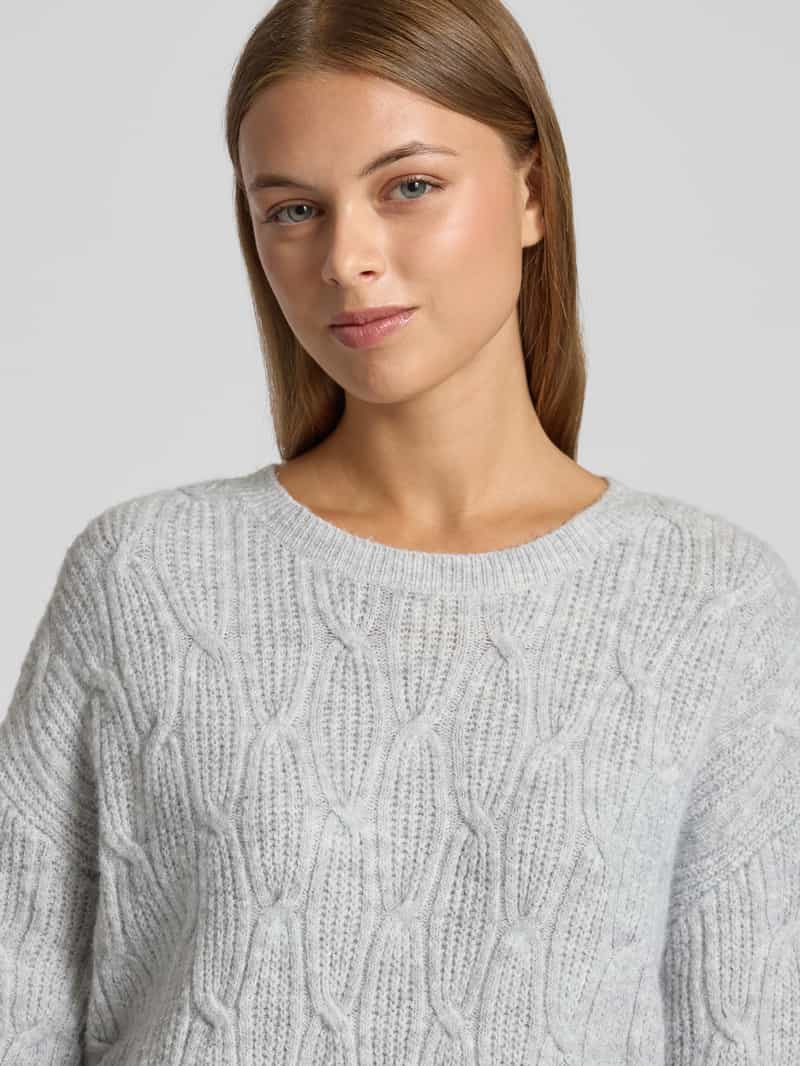 Vila Gebreide pullover met structuurmotief model 'LASSIA'