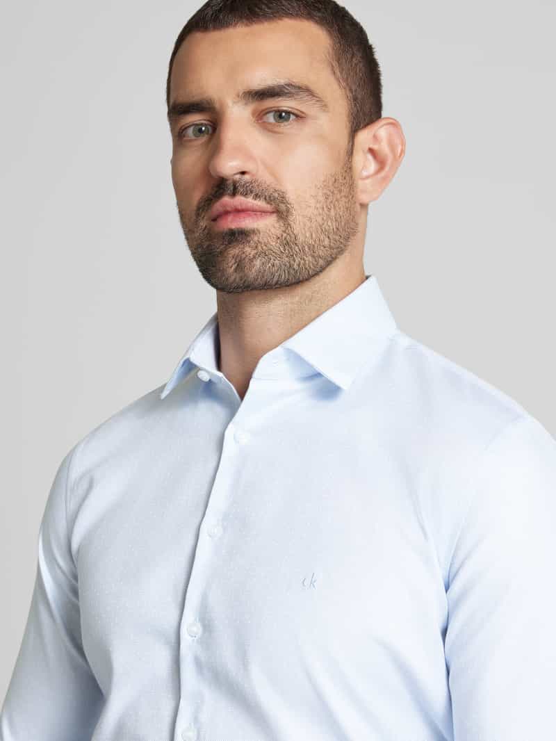 CK Calvin Klein Slim fit zakelijk overhemd met knoopsluiting model 'Bari'