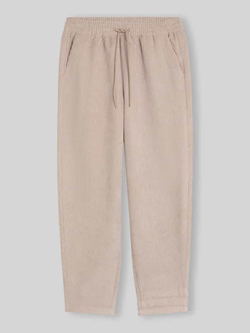 Tom Tailor Denim barrel fit corduroy broek met tunnelkoord