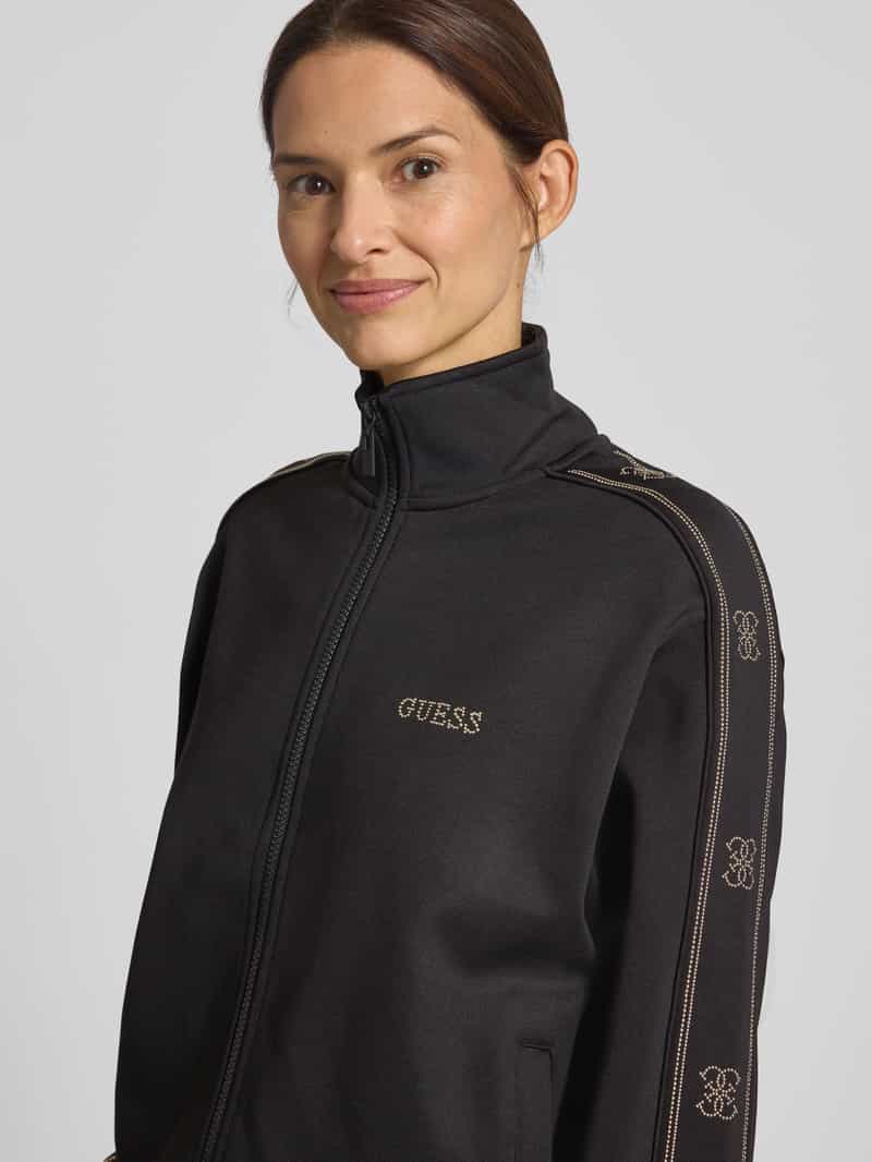 Guess Activewear Sweatjack met opstaande kraag model 'OCTAVIA'