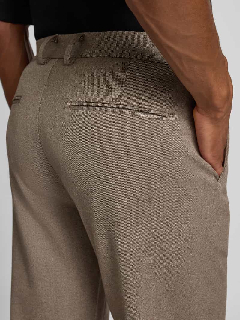 lindbergh Stoffen broek met achterzakken