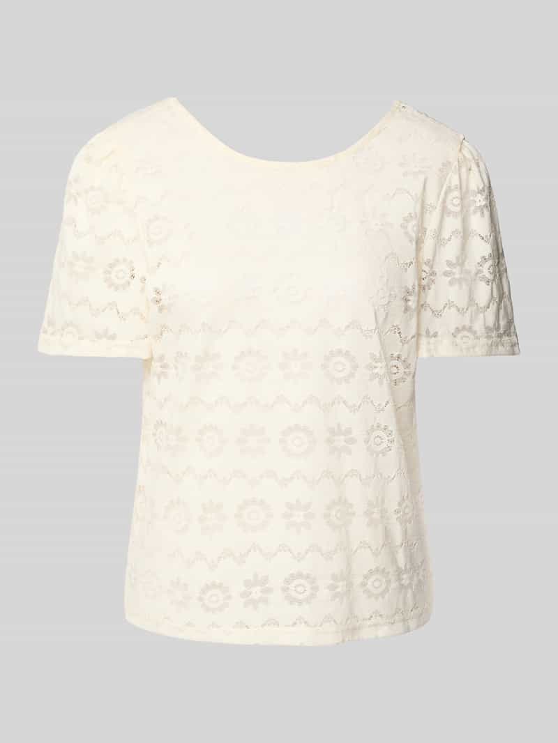 Ichi Blouseshirt met ronde hals model 'LYRINA'