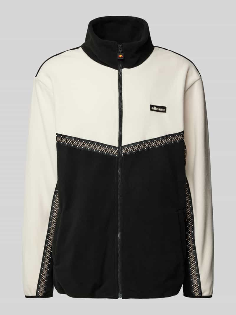 Ellesse Fleecejack met labelpatch, model 'ATLIN'