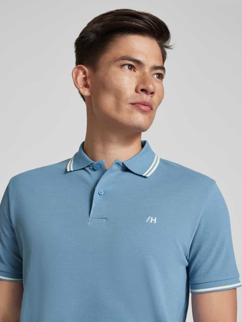 Selected Homme Poloshirt met korte knoopsluiting model 'DANTE'