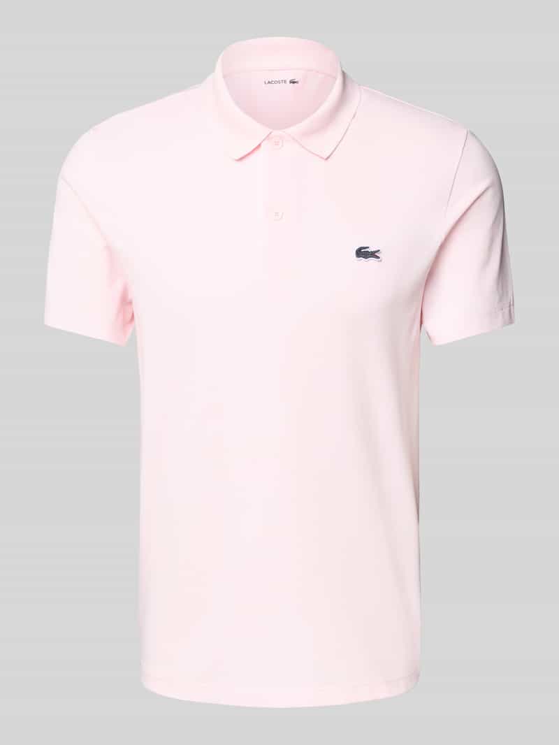 Lacoste Regular fit poloshirt met labelbadge
