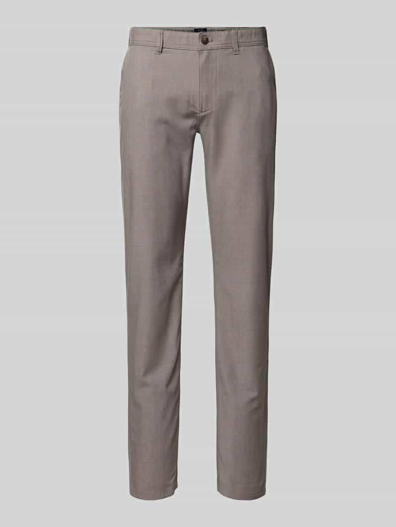 MCNEAL Slim fit stoffen broek met Franse steekzakken