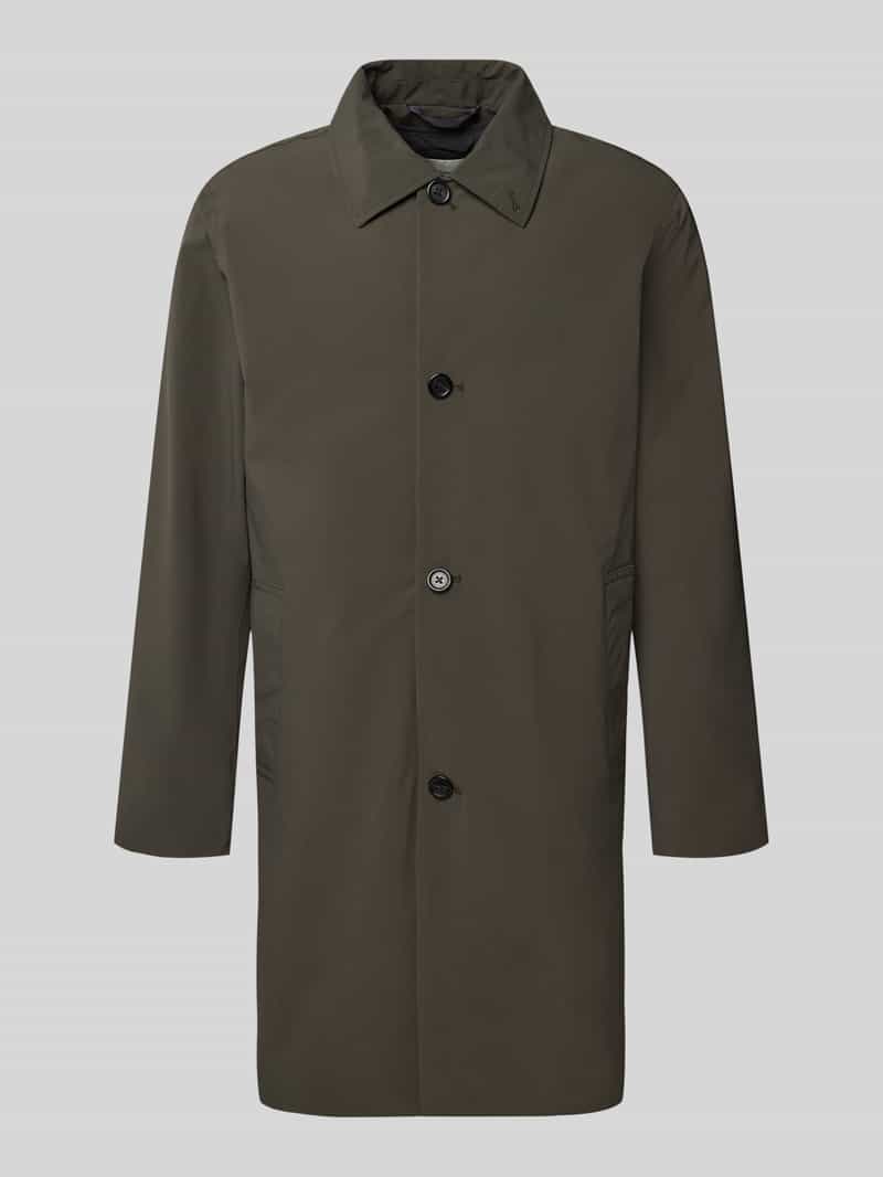 Selected Homme Regular fit lange kas met los te knopen gilet model 'SILAS'