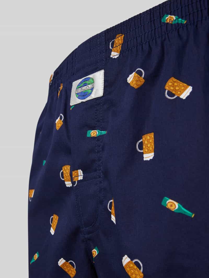 Deal Boxershort met labeldetail model 'Bier'