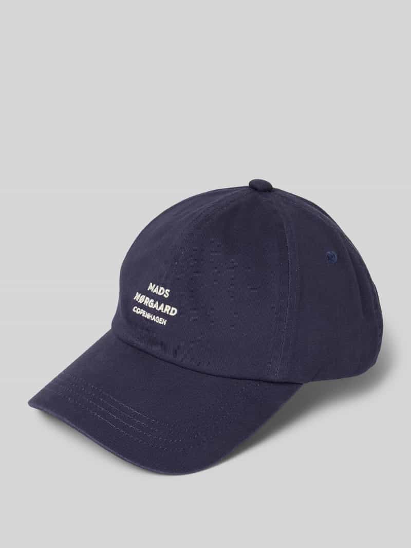 MADS NØRGAARD Baseballpet met labelstitching