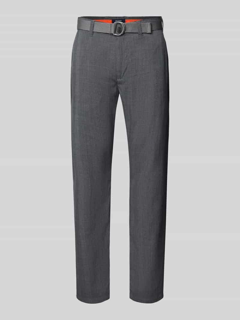 MCNEAL Slim fit broek met riem