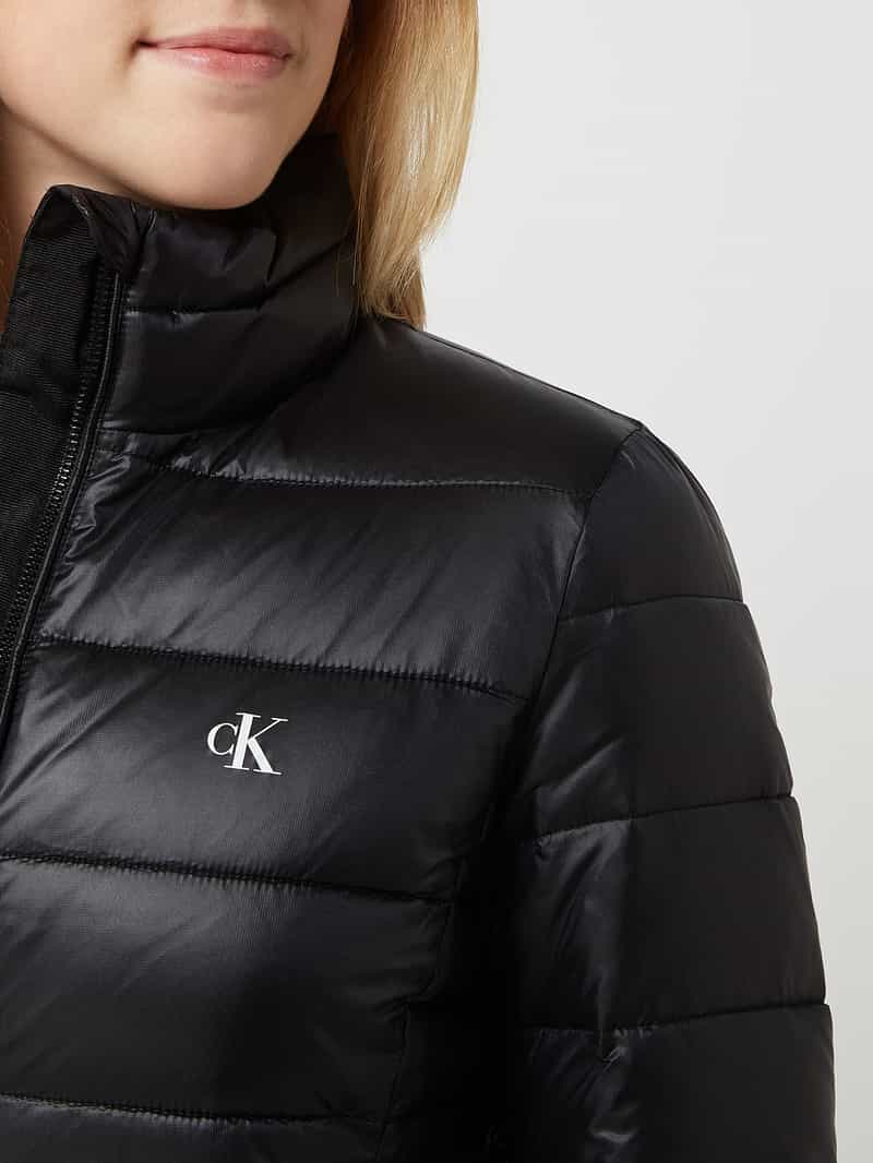 Calvin Klein Jeans Gewatteerd jack met opstaande kraag