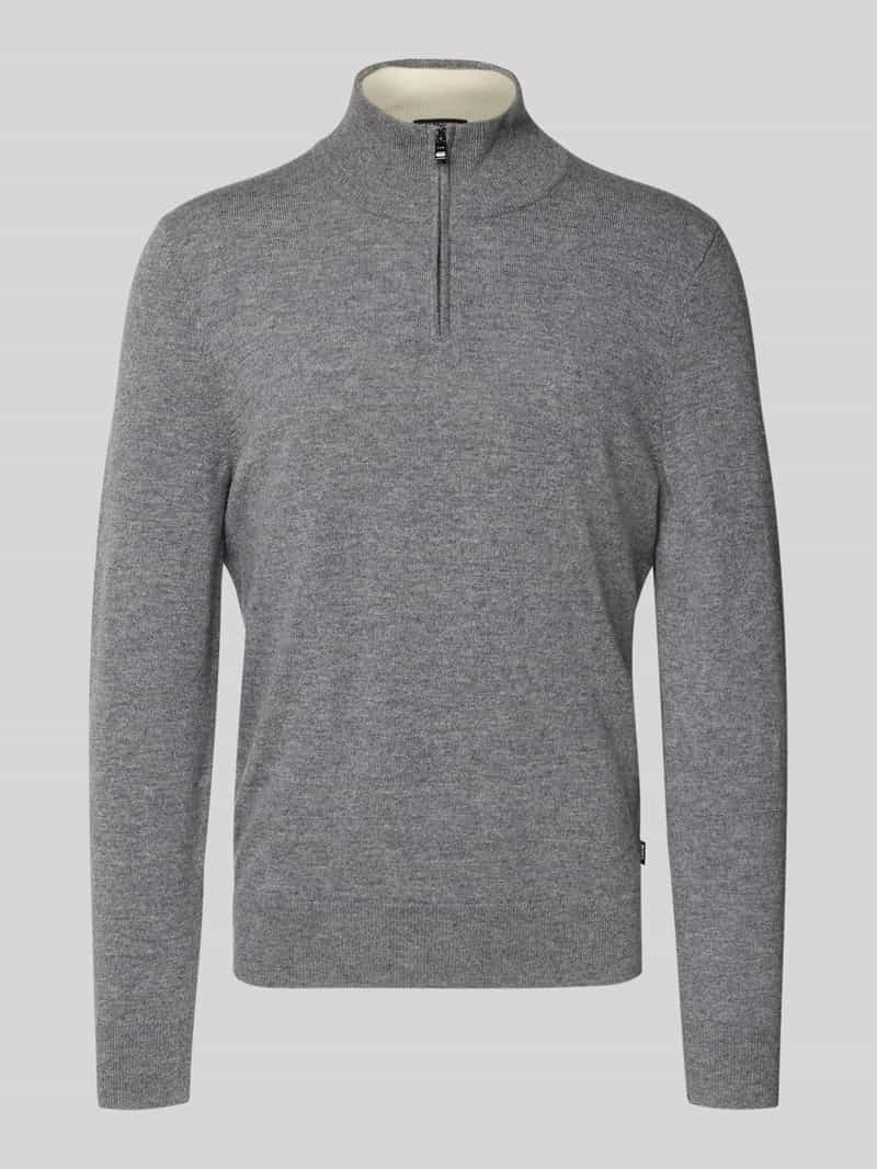 Boss Regular fit gebreide pullover van een mix van scheerwol en kasjmier model 'HEMARLO'